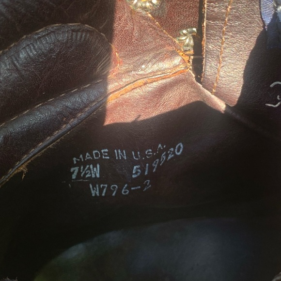 Vintage Dexter ROF Made In USA Leather Lace Up Boot Sz 7.5W - Picture 9 of 14